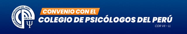 Convenio con el colegio de psicólogos del perú