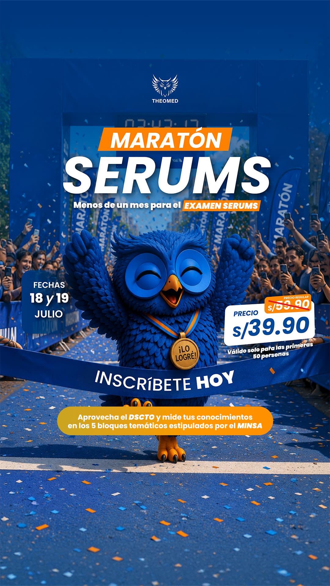 Promo Maratón Theomed