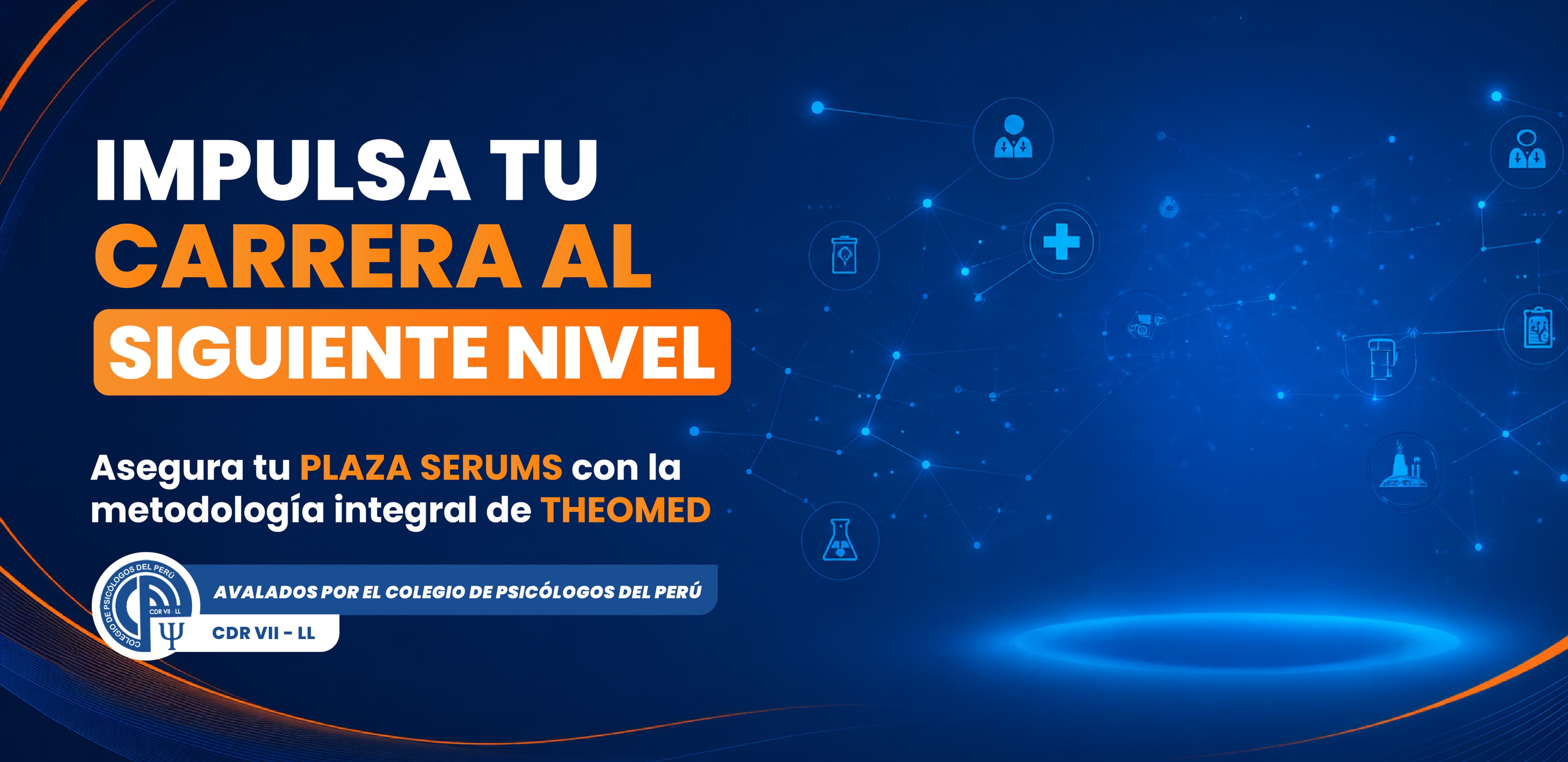 Academia SERUMS avalada por el colegio de psicólogos del Perú - Theomed